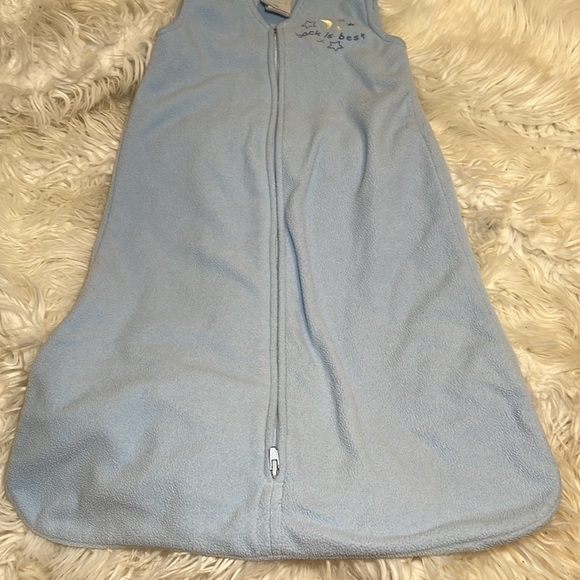 HALO Sleep Sack Micro Fleece Wearable Blanket Small Blue Size Birth to 6 Months - Picture 5 of 9